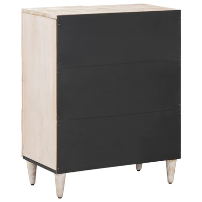 Opslag Dressoir Wit 60 x 33,5 x 75 cm Massief Mango Hout