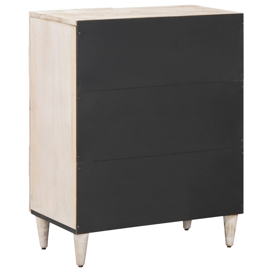 Opslag Dressoir Wit 60 x 33,5 x 75 cm Massief Mango Hout