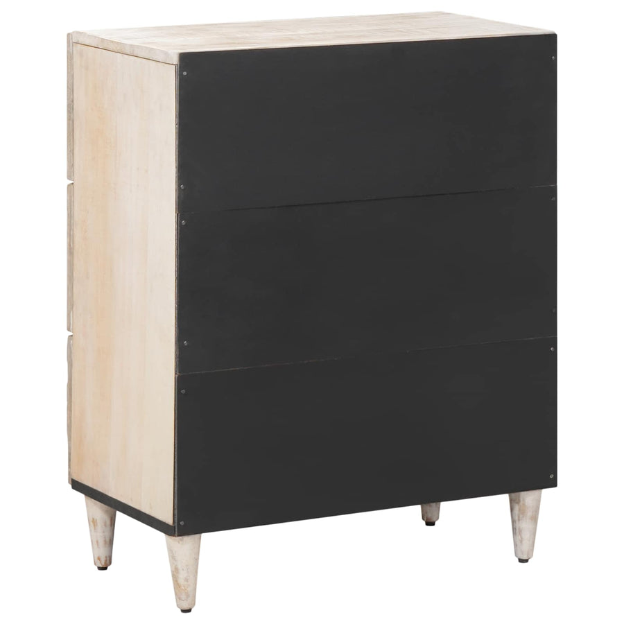 Opslag Dressoir Wit 60 x 33,5 x 75 cm Massief Mango Hout