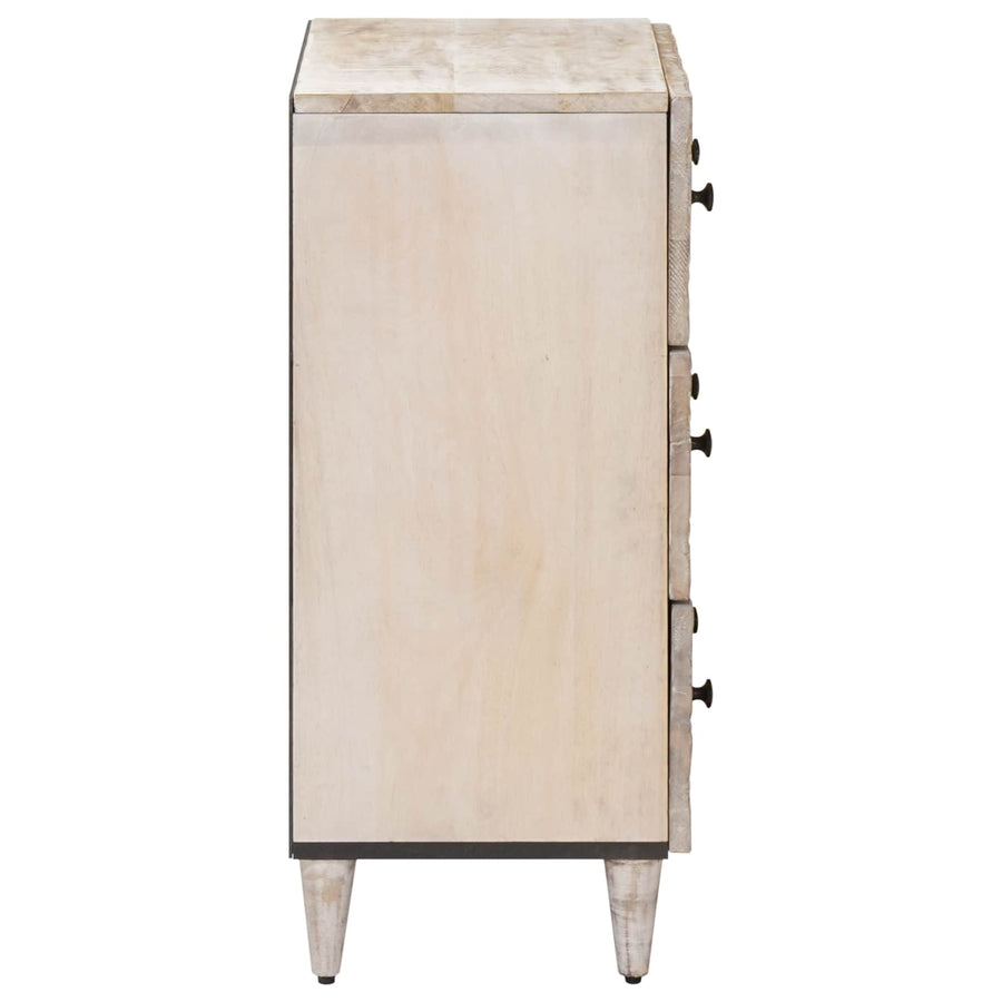 Opslag Dressoir Wit 60 x 33,5 x 75 cm Massief Mango Hout