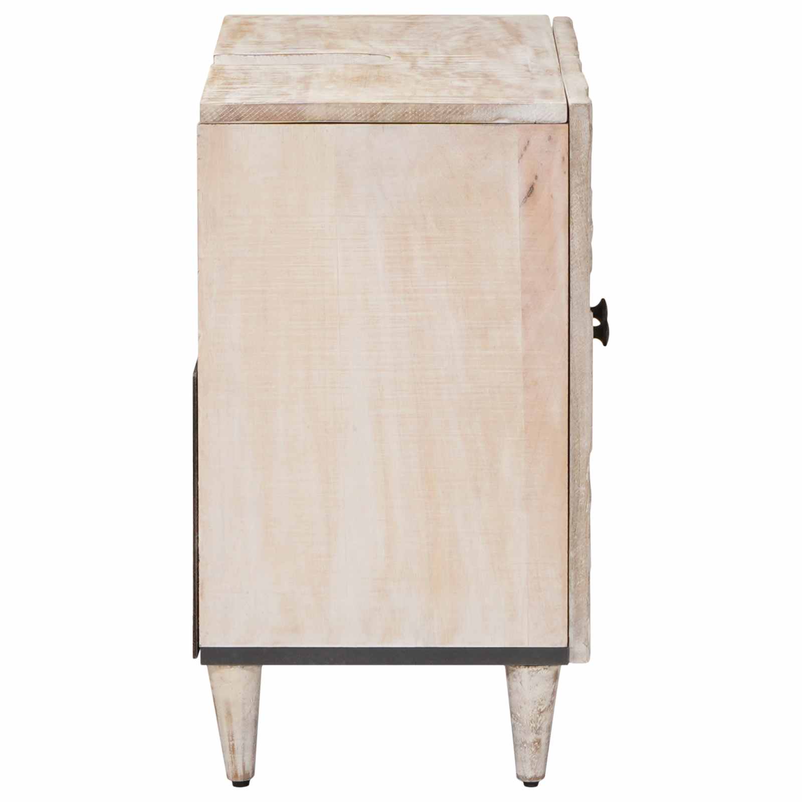 Badkamer wastafelkast Wit 62 x 33 x 58 cm Massief Mango Hout