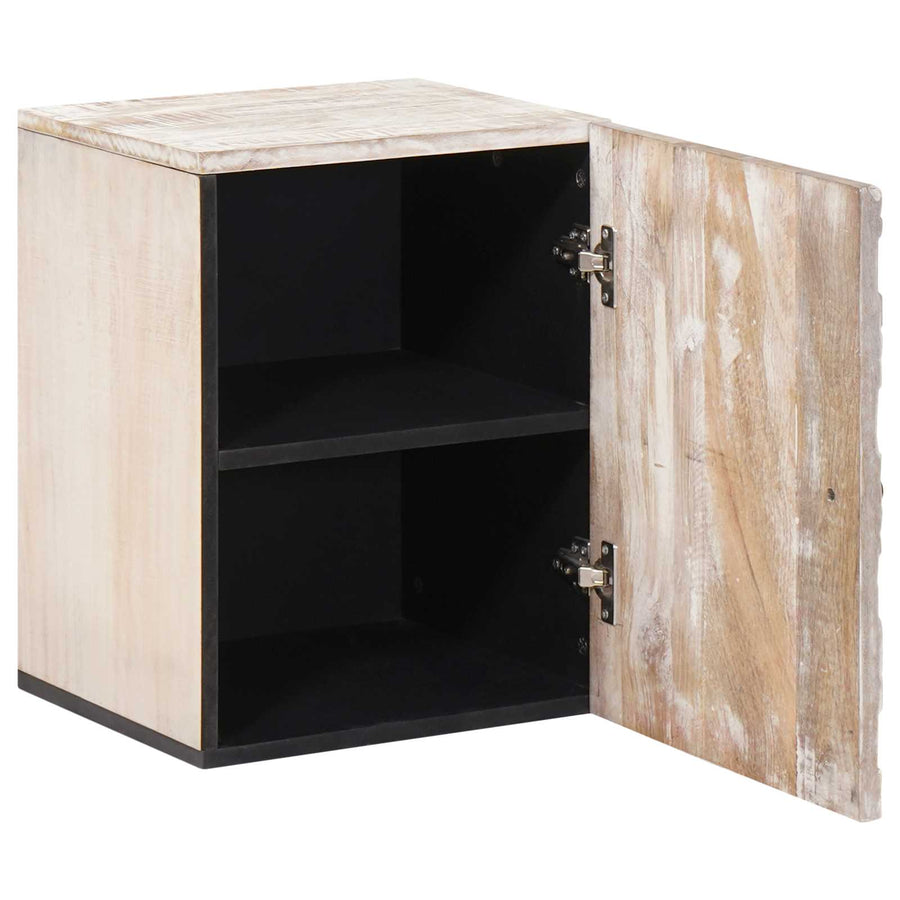 Badkamer Hangkast Wit 38 x 33,5 x 48 cm Massief Mango Hout