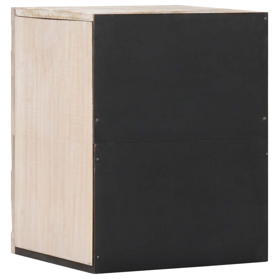 Badkamer Hangkast Wit 38 x 33,5 x 48 cm Massief Mango Hout