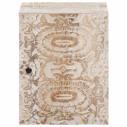 Badkamer Hangkast Wit 38 x 33,5 x 48 cm Massief Mango Hout