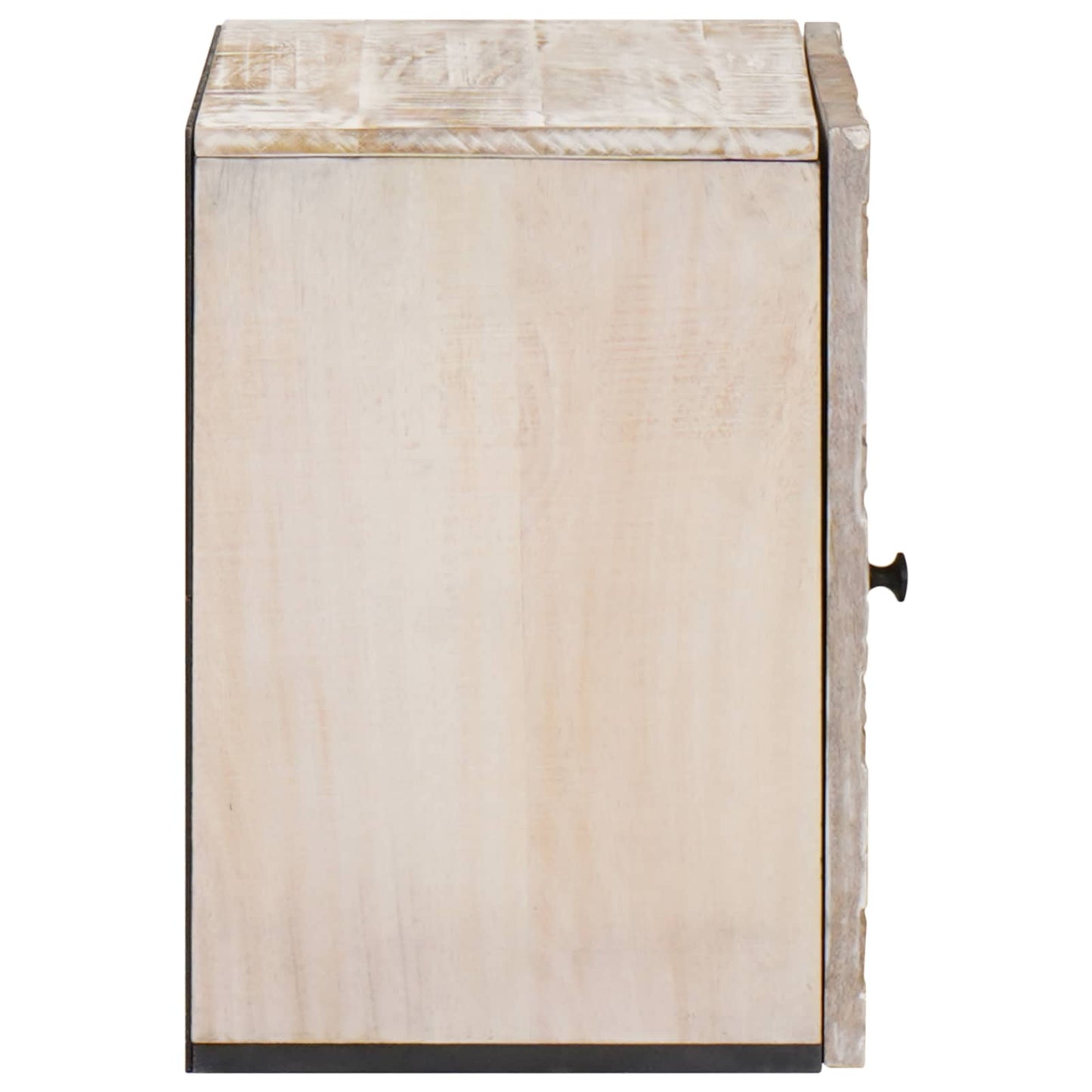 Badkamer Hangkast Wit 38 x 33,5 x 48 cm Massief Mango Hout