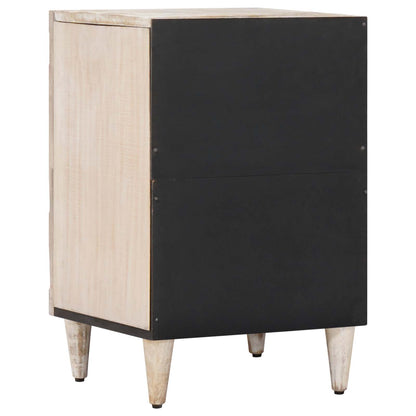 Badkamerkast Wit 38 x 33,5 x 58 cm Massief Mango Hout
