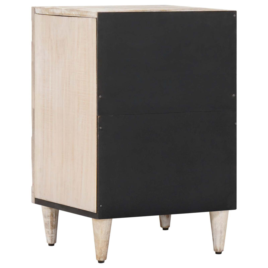 Badkamerkast Wit 38 x 33,5 x 58 cm Massief Mango Hout