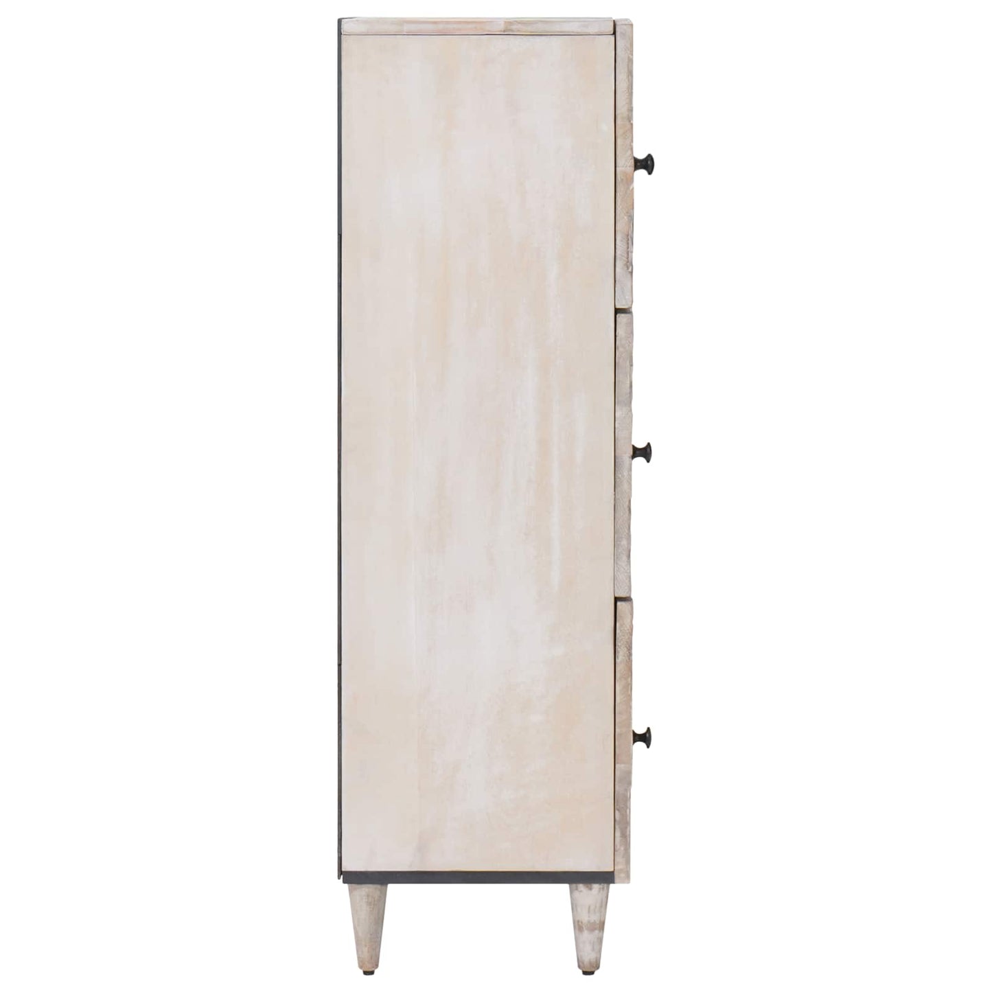 Hoge Kast met opslag Wit 40 x 33,5 x 110 cm Massief Mango Hout