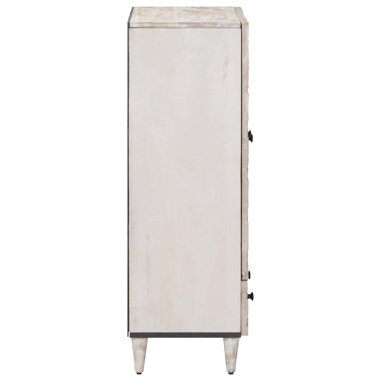 Hoge Kast met lade Wit 60 x 33,5 x 100 cm Massief Mango Hout