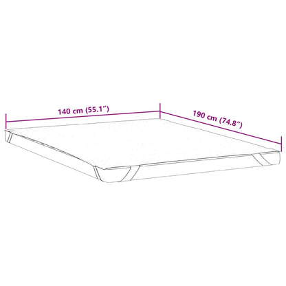 Matrasbeschermer waterdicht 140x190 cm wit