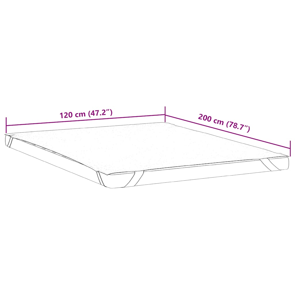 Matrasbeschermer Waterdicht Wit 120 x 200 cm