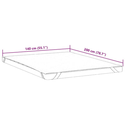 Matrasbeschermer waterdicht 140x200 cm wit