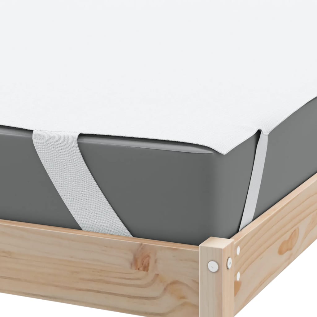 Matrasbeschermer waterdicht 90x220 cm wit