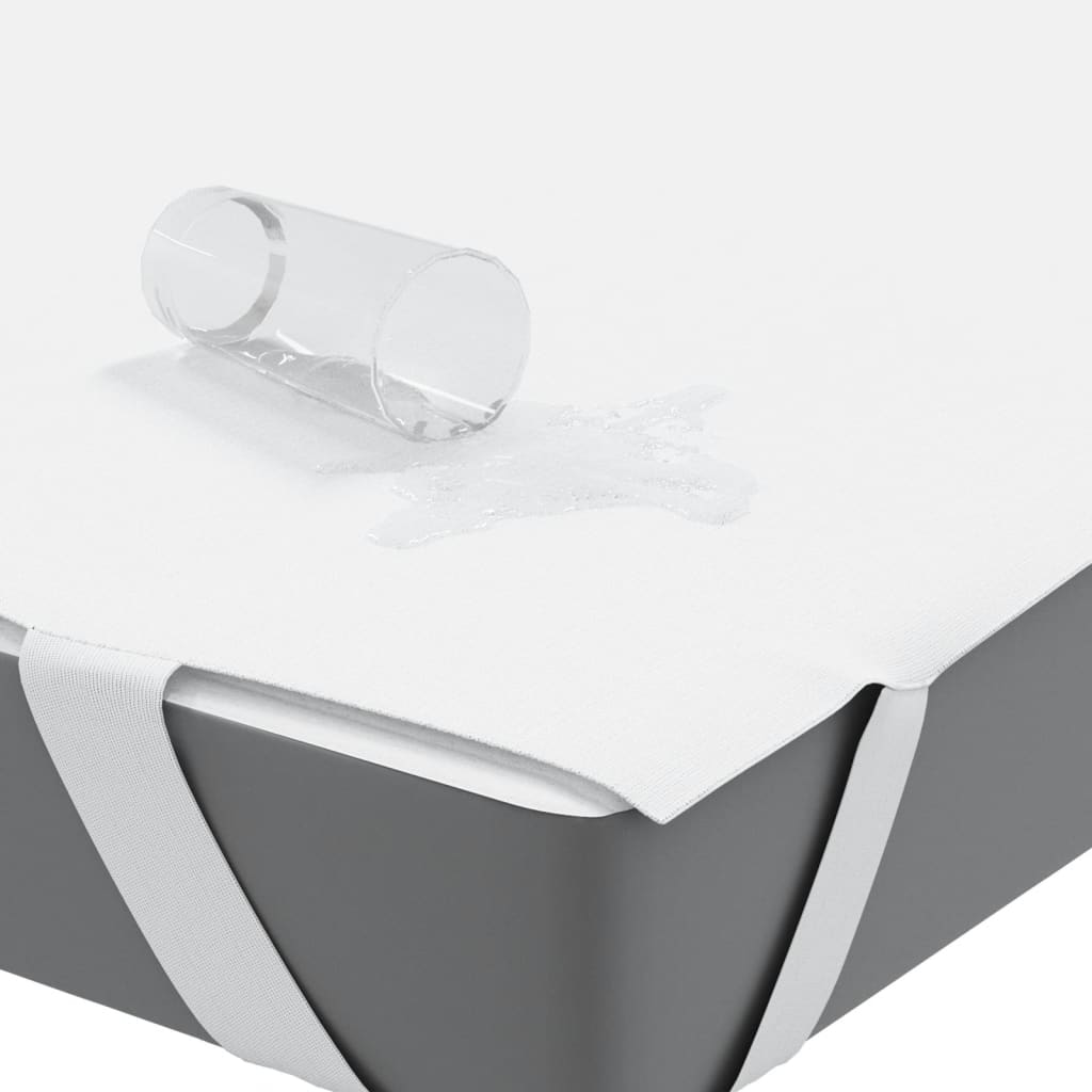 Matrasbeschermer waterdicht 100x220 cm wit