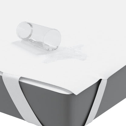 Matrasbeschermer waterdicht 100x220 cm wit