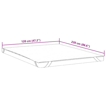 Matrasbeschermer waterdicht 120x220 cm wit