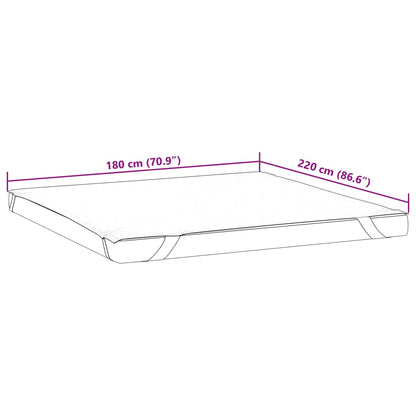 Matrasbeschermer waterdicht 180x220 cm wit