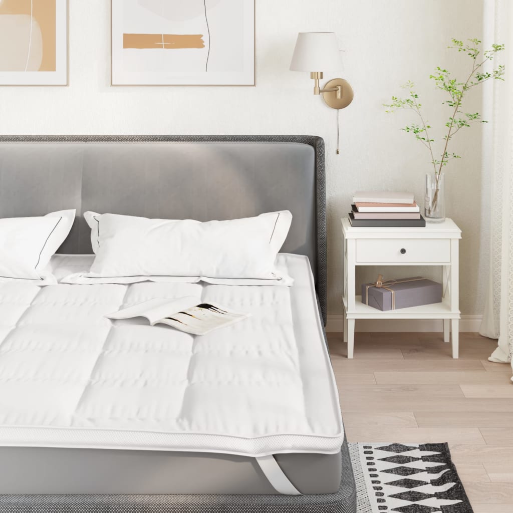 Matrasbeschermer 160x220 cm wit