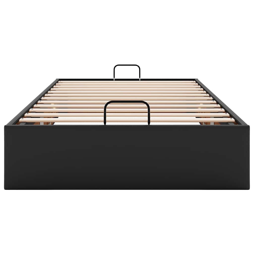 Bedframe zonder matras 90x190 cm kunstleer zwart