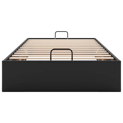 Bedframe zonder matras 90x190 cm kunstleer zwart