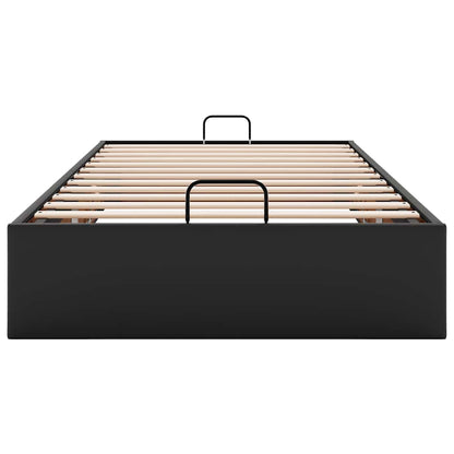Bedframe zonder matras 90x200 cm kunstleer zwart