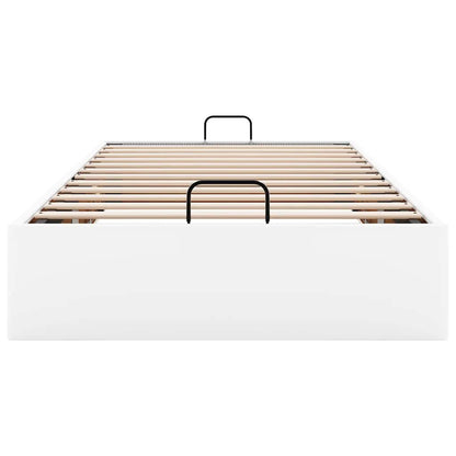 Bedframe zonder matras 90x200 cm kunstleer wit