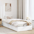 Bedframe zonder matras 90x200 cm kunstleer wit