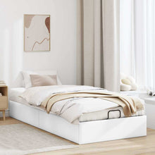 Bedframe zonder matras 90x200 cm kunstleer wit