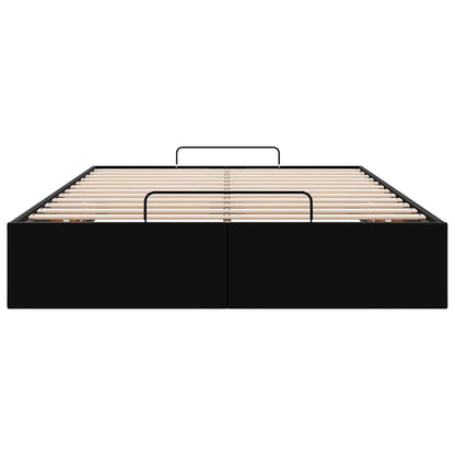 Bedframe zonder matras 120x190 cm kunstleer zwart