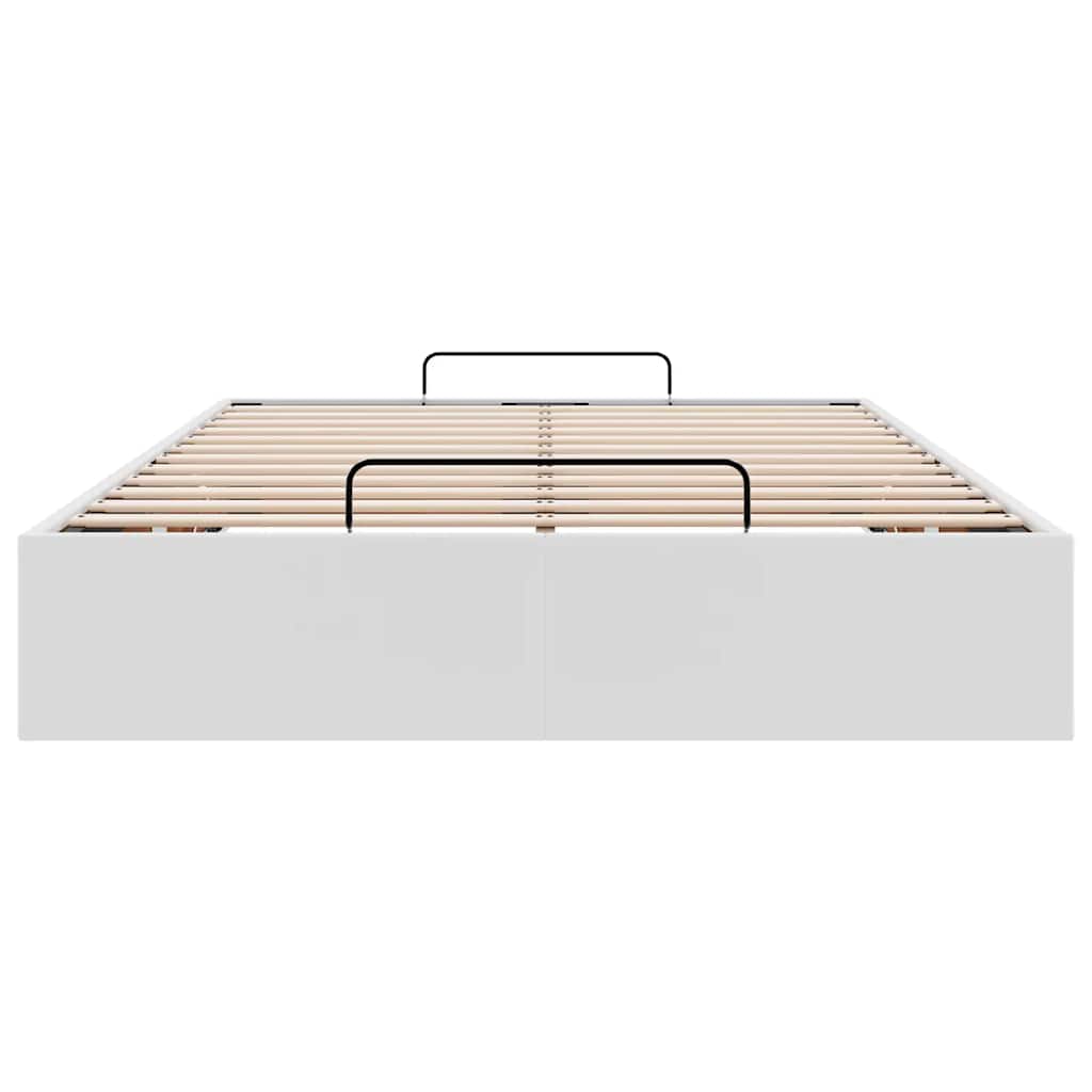 Bedframe zonder matras 120x190 cm kunstleer wit