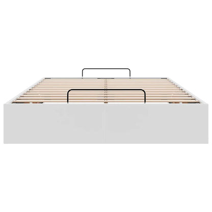 Bedframe zonder matras 120x190 cm kunstleer wit