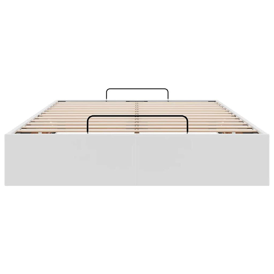 Bedframe zonder matras 120x190 cm kunstleer wit