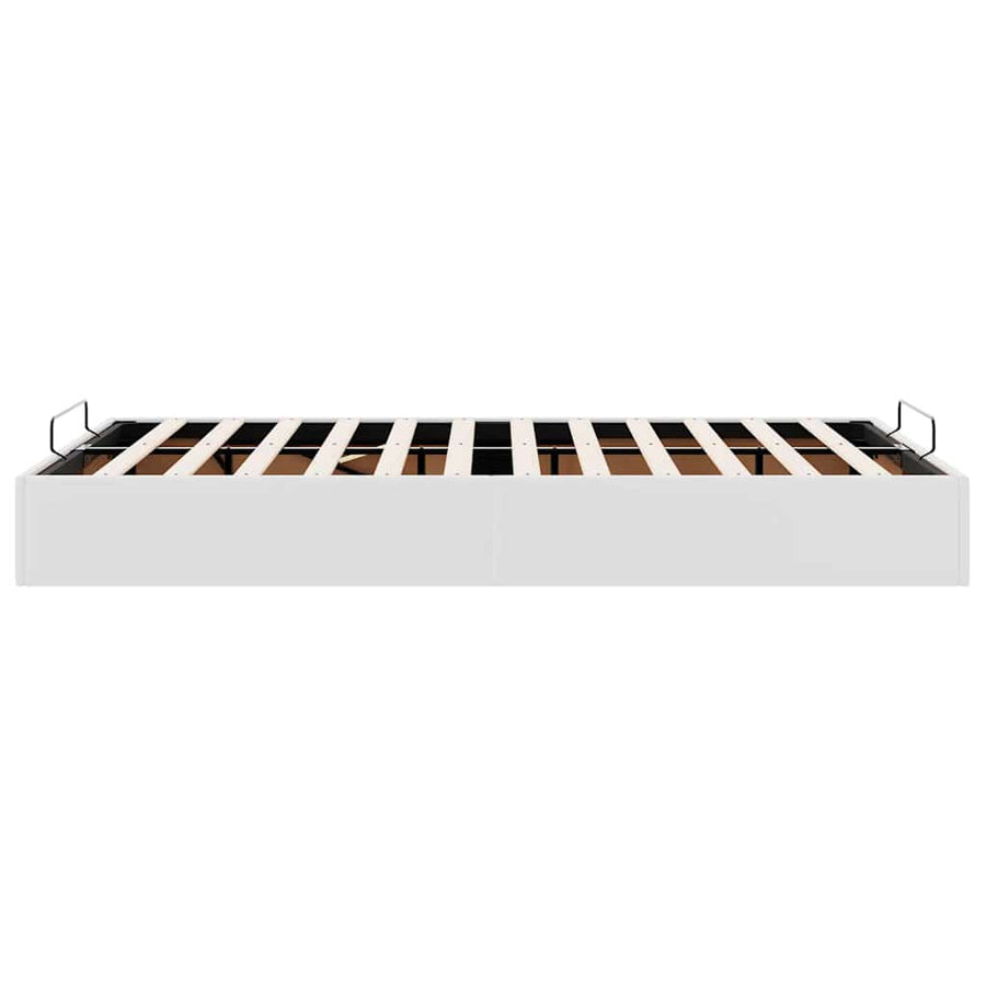 Bedframe zonder matras 120x190 cm kunstleer wit