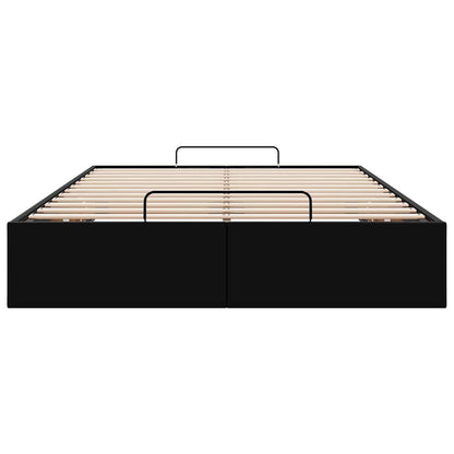 Bedframe zonder matras 120x200 cm kunstleer zwart