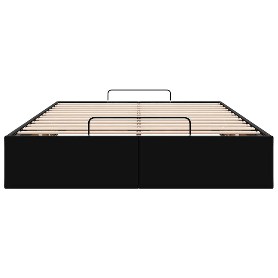 Bedframe zonder matras 120x200 cm kunstleer zwart