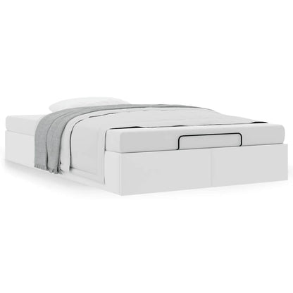 Bedframe zonder matras 120x200 cm kunstleer wit
