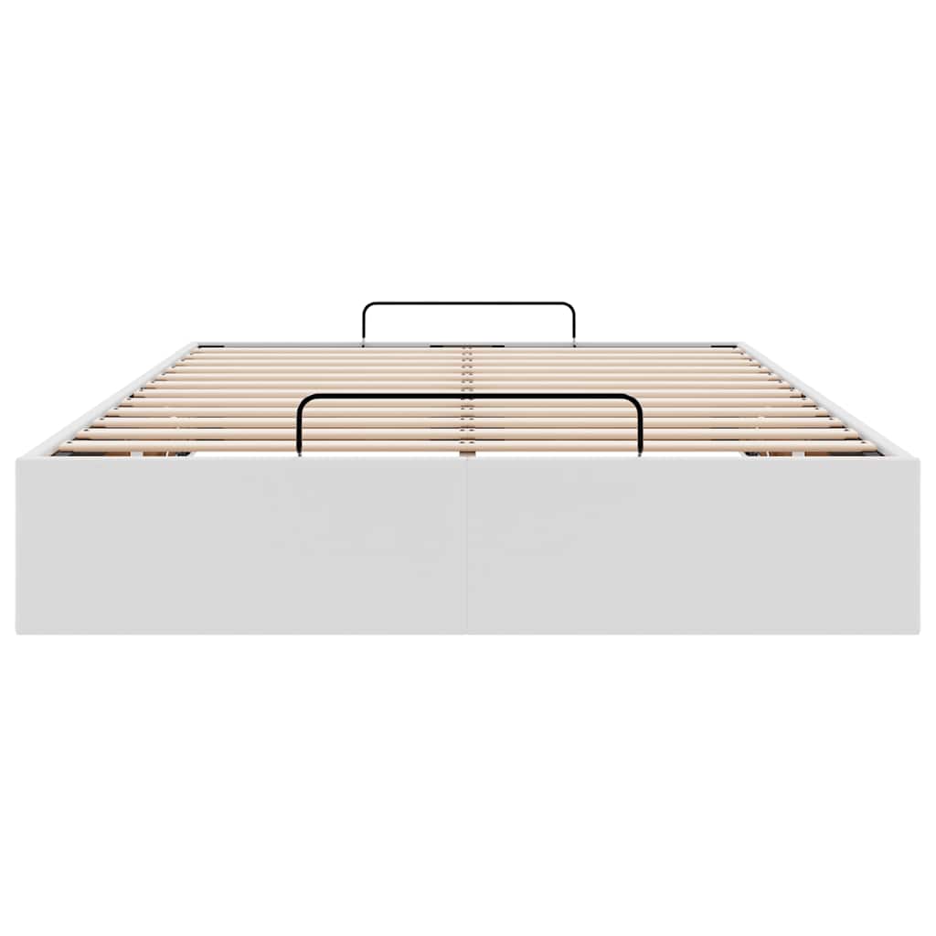 Bedframe zonder matras 120x200 cm kunstleer wit