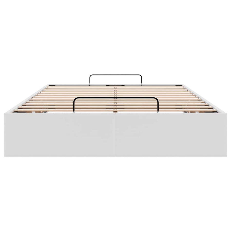 Bedframe zonder matras 120x200 cm kunstleer wit