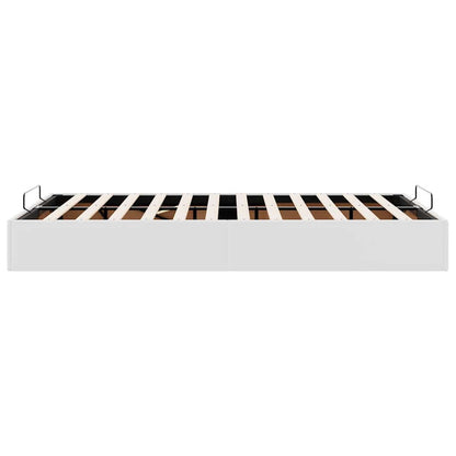 Bedframe zonder matras 120x200 cm kunstleer wit