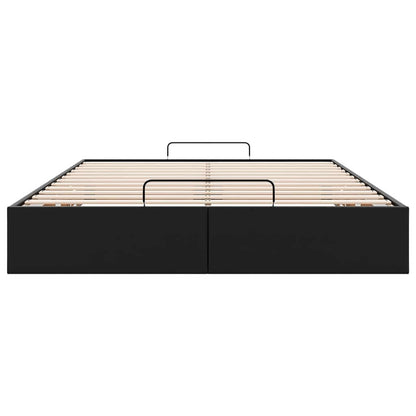 Bedframe zonder matras 140x190 cm kunstleer zwart
