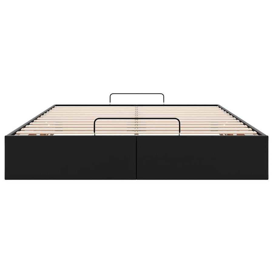 Bedframe zonder matras 140x190 cm kunstleer zwart