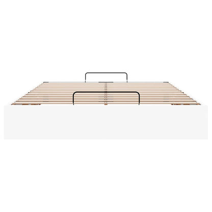 Bedframe zonder matras 140x190 cm kunstleer wit