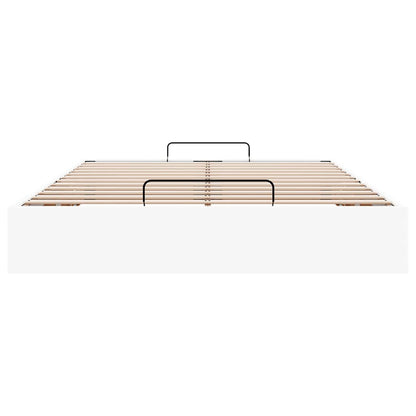 Bedframe zonder matras 140x200 cm kunstleer wit