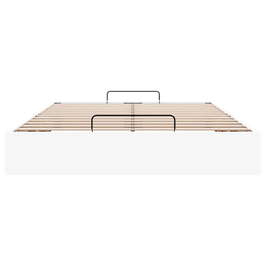 Bedframe zonder matras 140x200 cm kunstleer wit