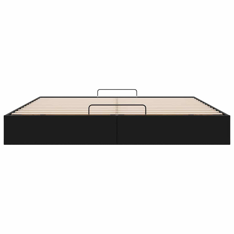 Bedframe zonder matras 160x200 cm kunstleer zwart