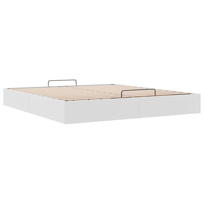 Bedframe zonder matras 160x200 cm kunstleer wit