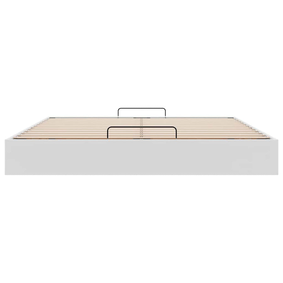 Bedframe zonder matras 160x200 cm kunstleer wit