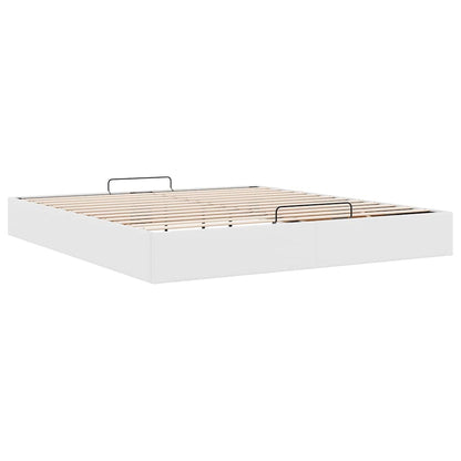 Bedframe zonder matras 160x200 cm kunstleer wit