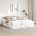 Bedframe zonder matras 160x200 cm kunstleer wit