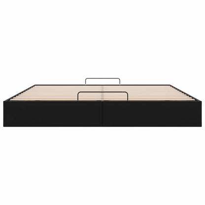 Bedframe zonder matras 180x200 cm kunstleer zwart
